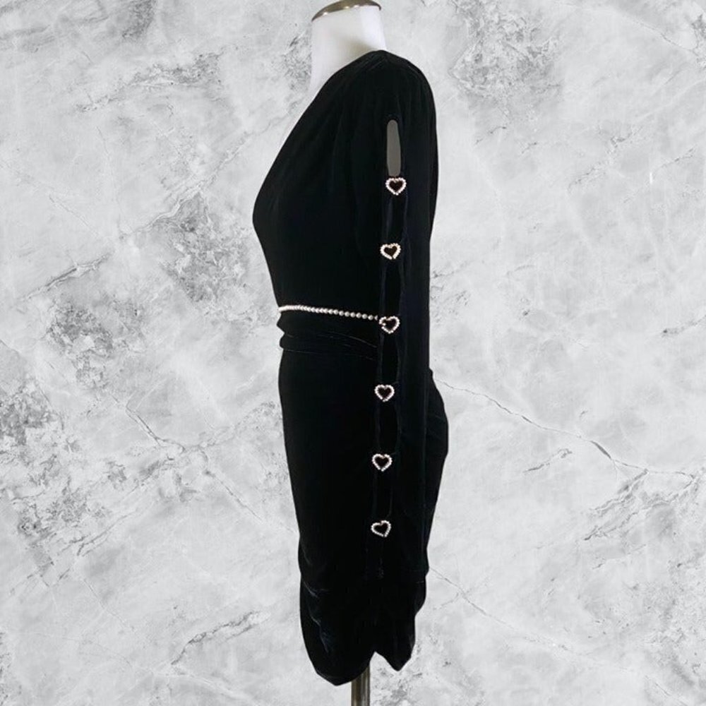 MAJORELLE Amore Mini Dress - Black - Picture 6 of 9